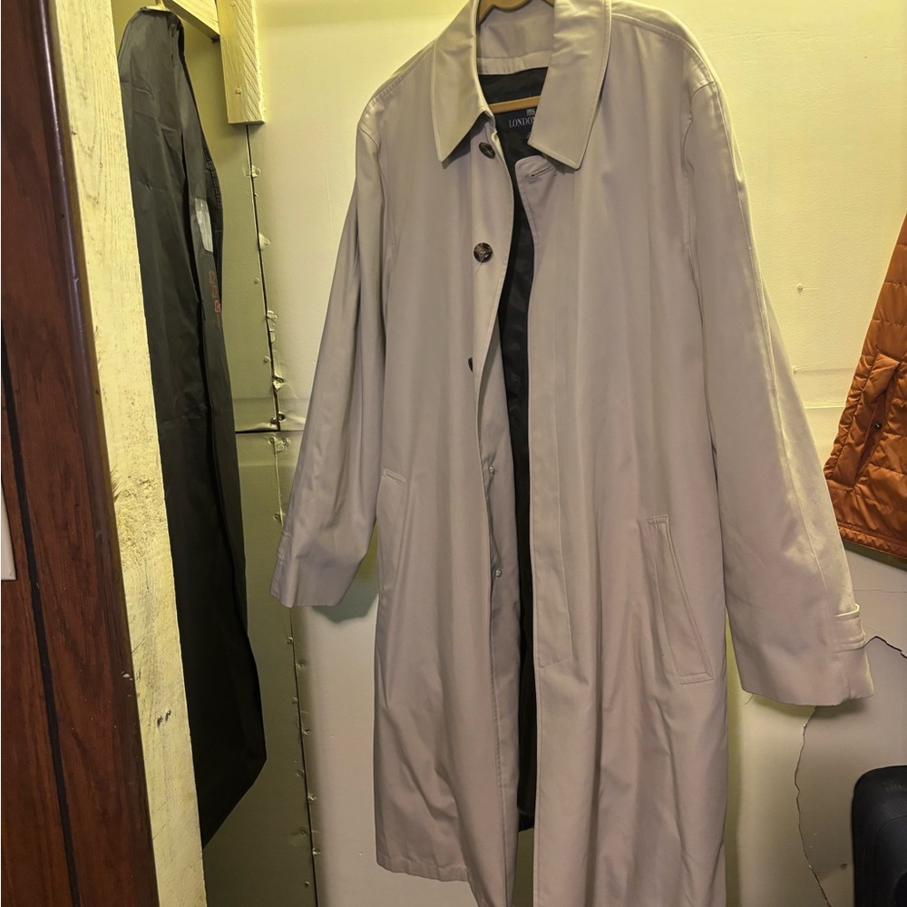 London Fog Trench Coat with zip-in liner